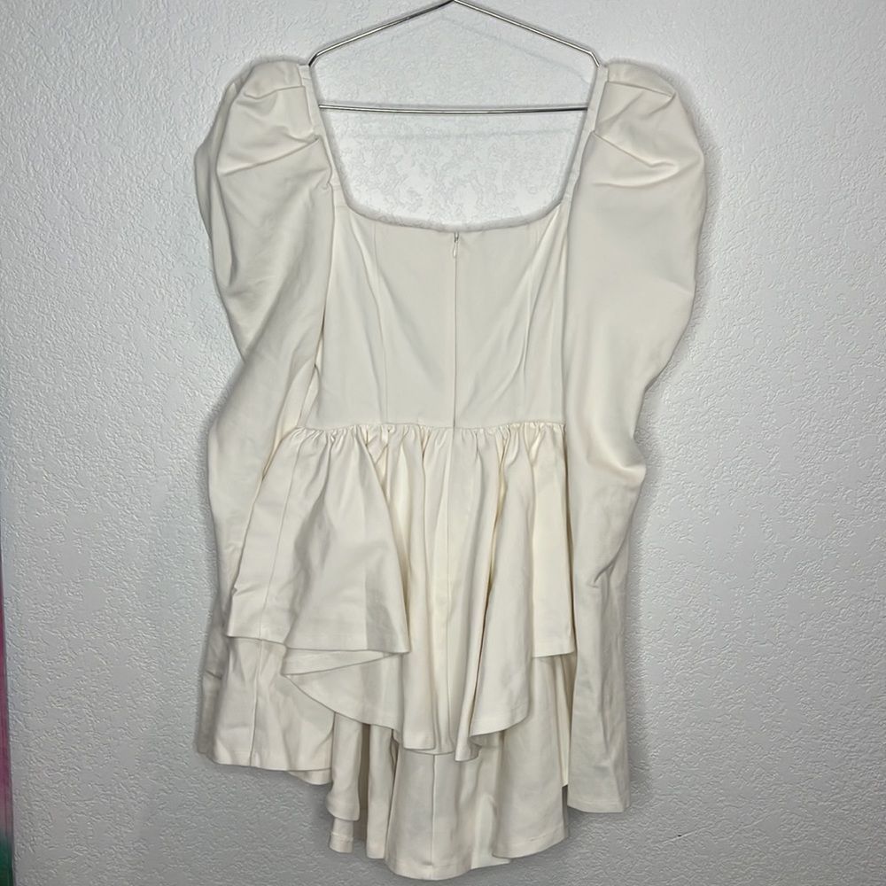 NWT SELKIE x REVOLVE The Boleyn Dress in Ivory Small - Picture 8 of 15